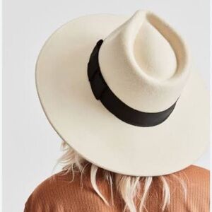 Brixton Joanna Felt Hat Wmn (dove/black)